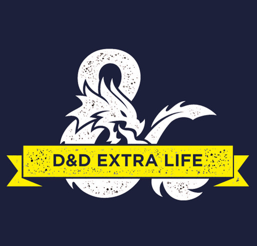 D&D Extra Life Gold Dragon Hoodies shirt design - zoomed