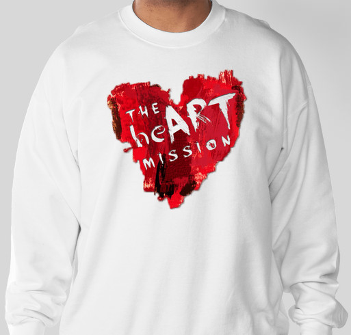 The heART Mission Fundraiser - unisex shirt design - front