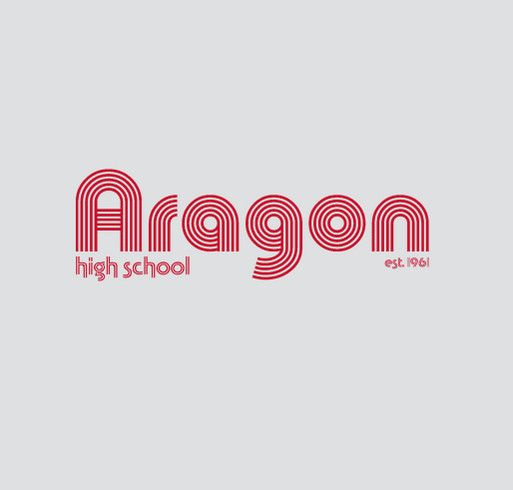 Aragon vintage logo crewneck shirt design - zoomed