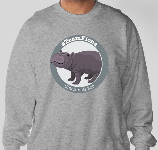 Cincinnati Zoo & Botanical Garden - #TeamFiona Shirts Fundraiser - unisex shirt design - front