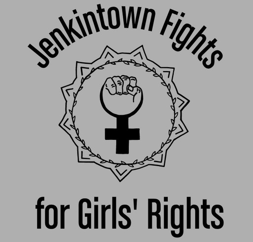 Jenkintown Fights for Girls' Rights shirt design - zoomed