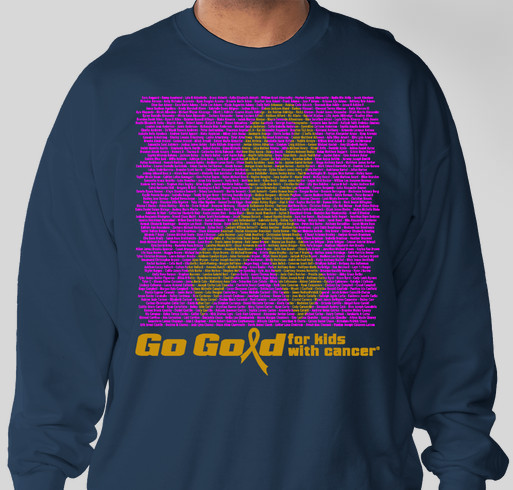 2015 ACCO Go Gold Shirt 1 Fundraiser - unisex shirt design - front