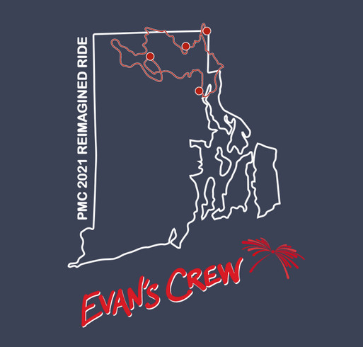 DIPG Research: Evan's Crew Fundraiser shirt design - zoomed