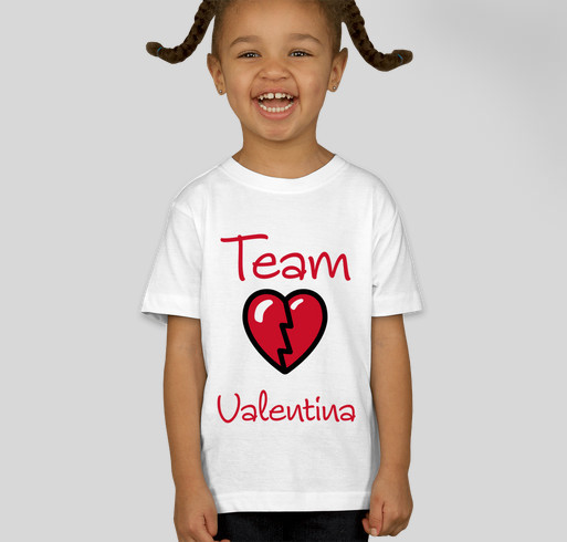 Team valentina Fundraiser - unisex shirt design - front