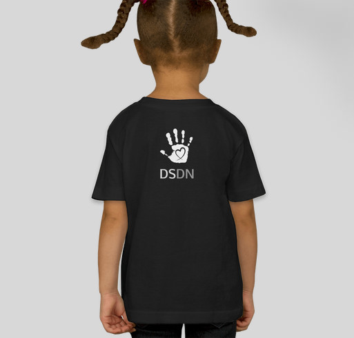 DSDN Rock the 21 Fundraiser - unisex shirt design - back
