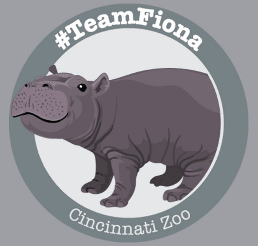 Cincinnati Zoo & Botanical Garden - #TeamFiona Shirts shirt design - zoomed