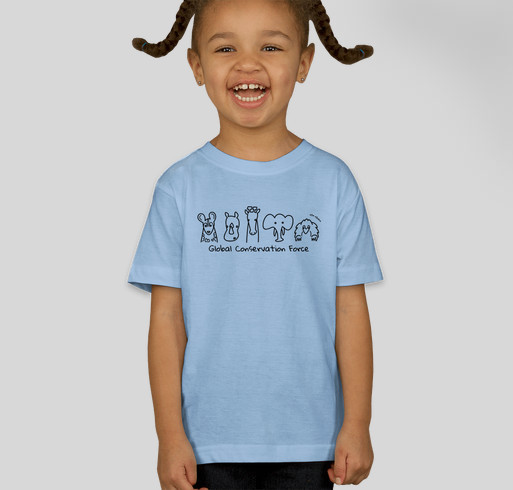 Toddlers Saving Wildlife Fundraiser - unisex shirt design - front