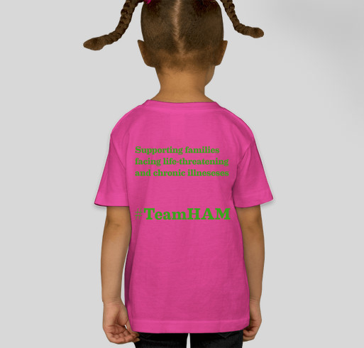 HAM Toddler T-Shirts! Fundraiser - unisex shirt design - back