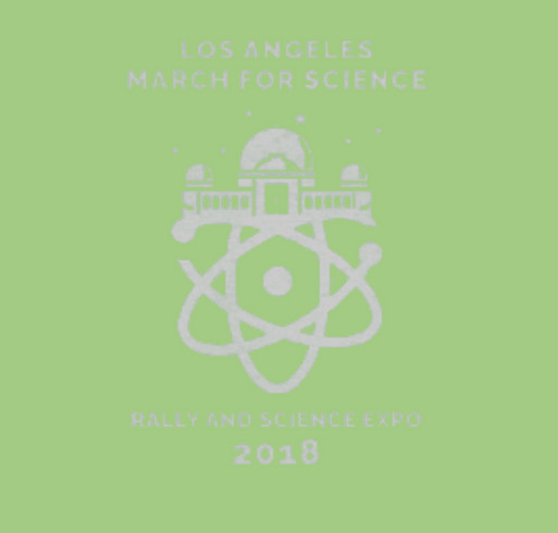 March for Science Los Angeles shirt design - zoomed