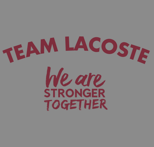 Team Lash Lacoste shirt design - zoomed