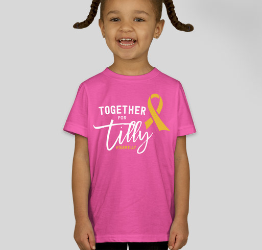 Team Together for Tilly Fundraiser - unisex shirt design - front
