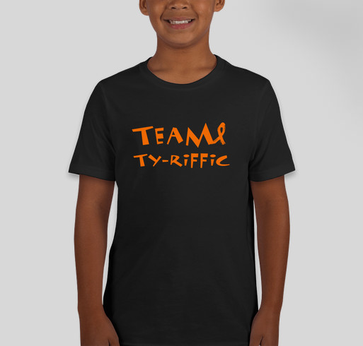 Team TY-riffic Fundraiser - unisex shirt design - front