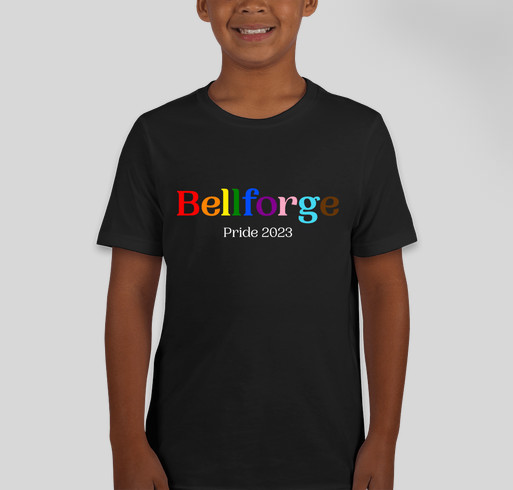 Bellforge Arts Center Pride 2023 T-Shirt Fundraiser - unisex shirt design - front