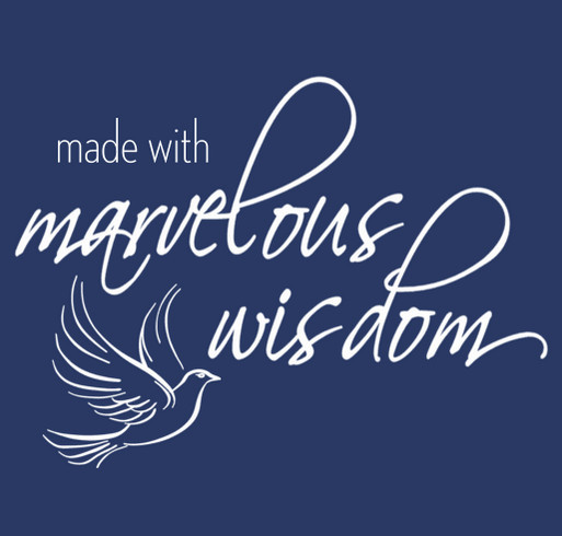 Made with Marvelous Wisdom shirt design - zoomed