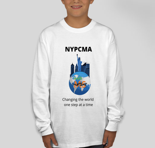Team NYPCMA and Walk MS NYC Fundraiser - unisex shirt design - front
