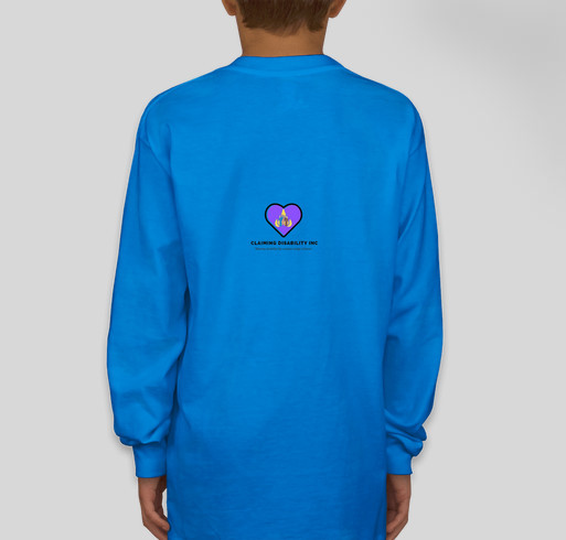 Helping Kiddos Celebrate Disability Fundraiser - unisex shirt design - back