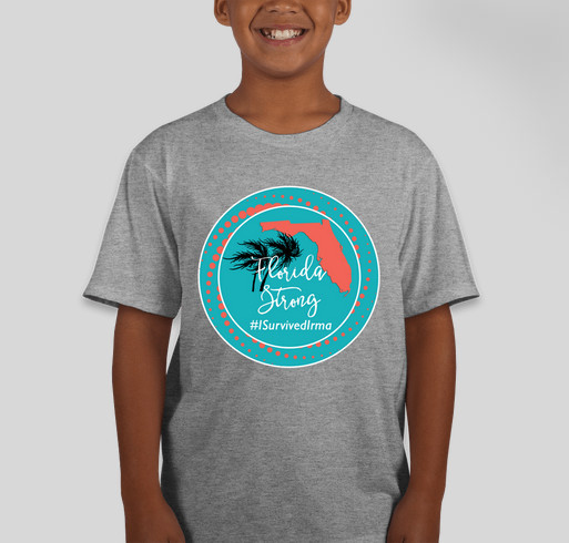 Florida Strong! #ISurvivedIrma - Hurricane Irma Relief Fund Fundraiser - unisex shirt design - front