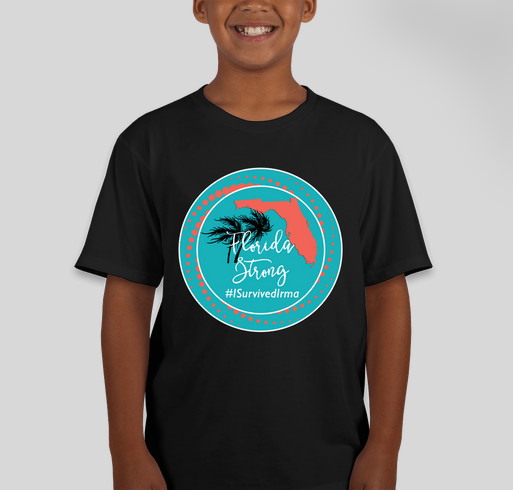 Florida Strong! #ISurvivedIrma - Hurricane Irma Relief Fund Fundraiser - unisex shirt design - front