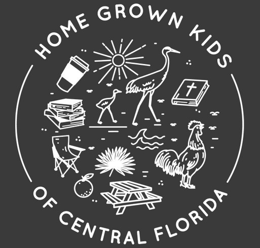 Home Grown Kids of Central Florida T shirt shirt design - zoomed