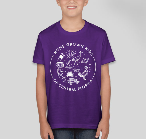Home Grown Kids of Central Florida T shirt Fundraiser - unisex shirt design - front