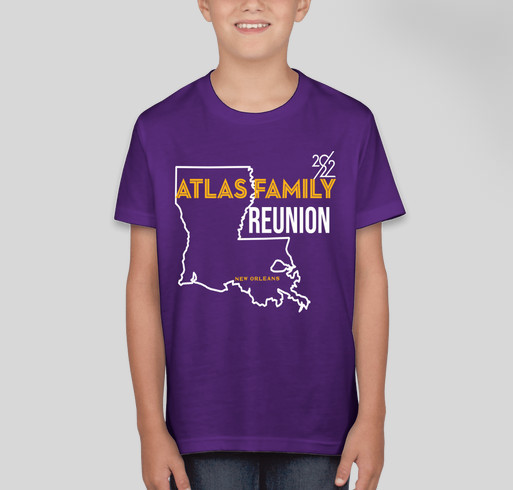 Atlas Family Reunion 2022 Fundraiser - unisex shirt design - front