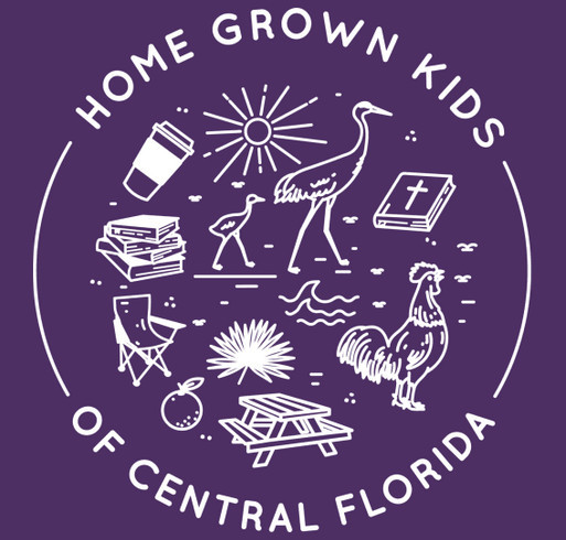 Home Grown Kids of Central Florida T shirt shirt design - zoomed