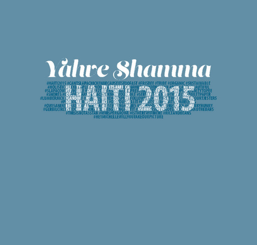 Haiti 2015 trip shirt design - zoomed