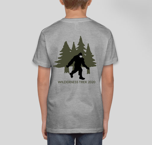 Wilderness Trek 2020 Fundraiser - unisex shirt design - back