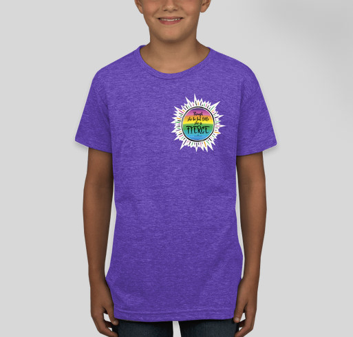 She is FIERCE Fundraiser - unisex shirt design - front