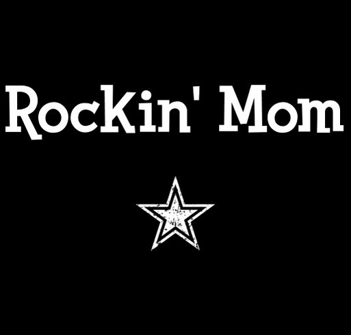 DSDN Rockin' Mom Apparel - 2017 spring shirt design - zoomed