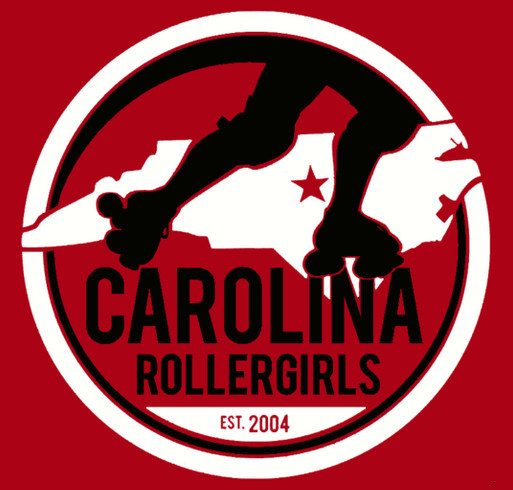 Help Keep Carolina Rollergirls On The Track shirt design - zoomed