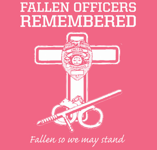 FALLEN OFFICERS REMEMBERED TANK shirt design - zoomed