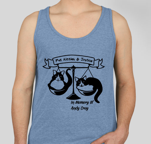 Fat Kitties & Justice Fundraiser - unisex shirt design - front