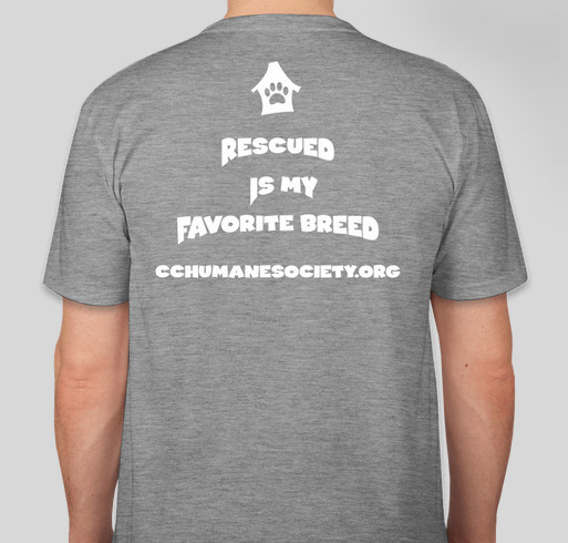 Cherokee Humane Society Fundraiser - unisex shirt design - back