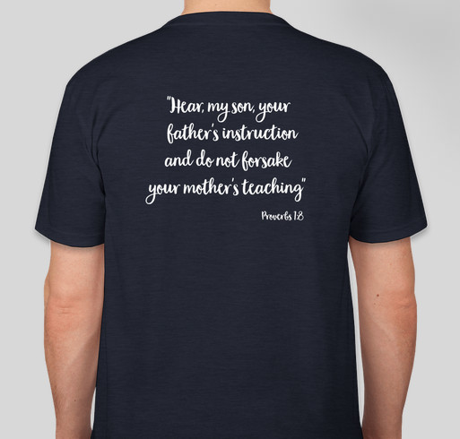 Parents Educating Children Fundraiser - unisex shirt design - back