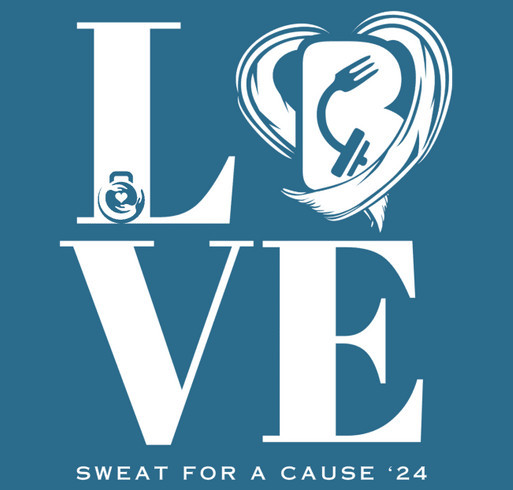 SWEAT FOR A CAUSE '24 shirt design - zoomed