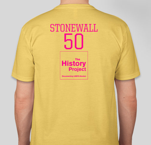 Pride with The History Project Fundraiser - unisex shirt design - back