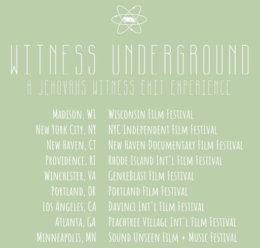 Witness Underground 2 Documentary Fundraiser shirt design - zoomed
