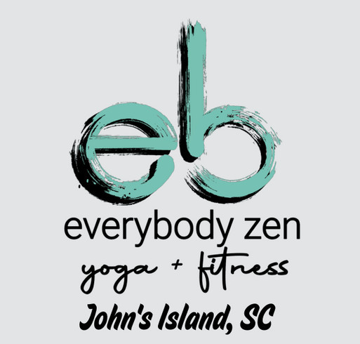 Everybody Zen Yoga & Fitness brand launch shirt design - zoomed