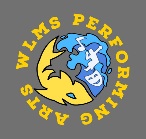 WLMS Performing Arts Boosters shirt design - zoomed