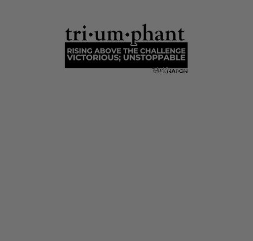 The Triumphant Twenty shirt design - zoomed