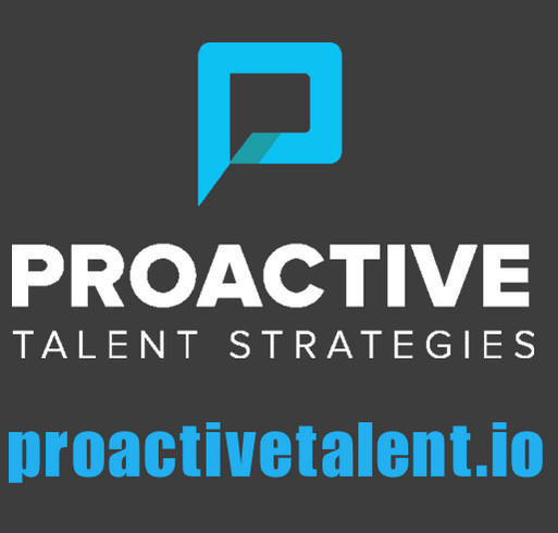 Proactive Talent T-shirt & Fundraiser shirt design - zoomed