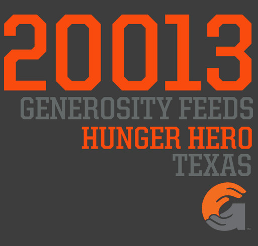 Generosity Feeds Houston shirt design - zoomed