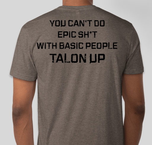 TALON UP Fundraiser - unisex shirt design - back