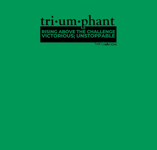 The Triumphant Twenty shirt design - zoomed