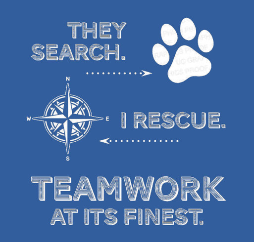 Support Ohio Branch K9 Search Team shirt design - zoomed