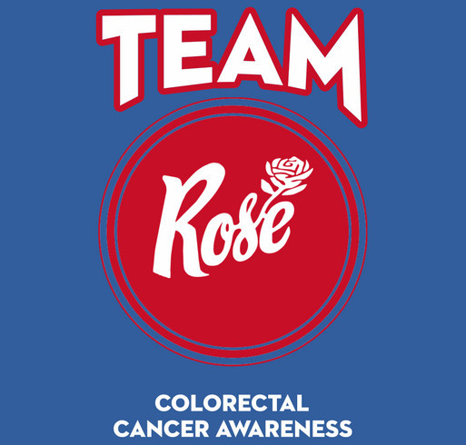 Team Rose T-Shirt Fundraiser | Dress in Blue 2026 shirt design - zoomed
