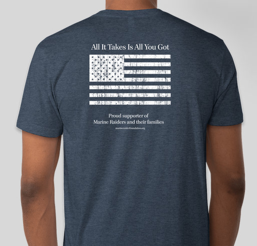 Support Marine Raider Foundation Fundraiser - unisex shirt design - back