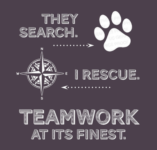 Support Ohio Branch K9 Search Team shirt design - zoomed