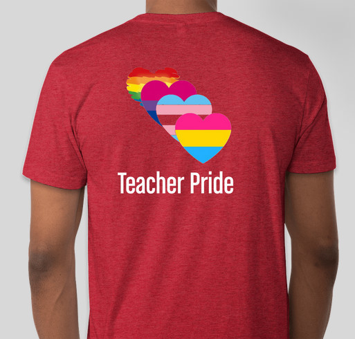 Central OEA/NEA Pride Fundraiser - unisex shirt design - back